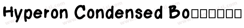 Hyperon Condensed Bo字体转换